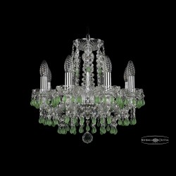 Люстра хрустальная 1410/8/141 Ni V5001 Bohemia Ivele Crystal (Стеклянный рожок)
