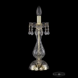 Настольная лампа 1410L/1-35 G V0300 Bohemia Ivele Crystal (Стеклянный рожок)
