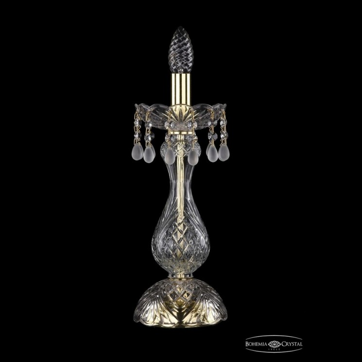 Настольная лампа 1410L/1-35 G V0300 Bohemia Ivele Crystal (Стеклянный рожок)