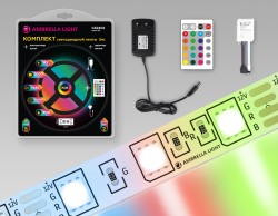 Ambrella Light Комплект светодиодной ленты RGB 5m 5050 60Led 14.4W 12V IP20 RGB GS GS2402