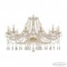 Люстра хрустальная 107/12/360 G Bohemia Ivele Crystal (Стеклянный рожок)