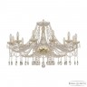 Люстра хрустальная 107/12/360 G Bohemia Ivele Crystal (Стеклянный рожок)