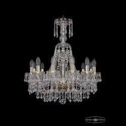 Люстра хрустальная 1403/12/195/XL-65 G Bohemia Ivele Crystal (Стеклянный рожок)