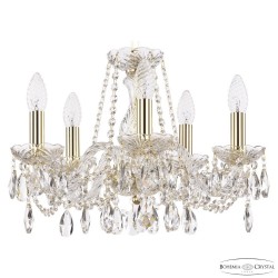 Люстра хрустальная 116/5/141 G Bohemia Ivele Crystal (Стеклянный рожок)