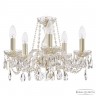 Люстра хрустальная 116/5/141 G Bohemia Ivele Crystal (Стеклянный рожок)