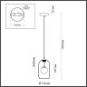 Подвес ODEON LIGHT LOSTAR 4953/1