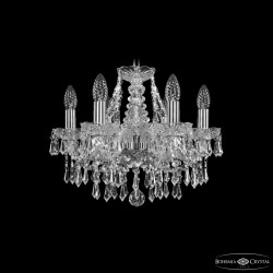 Люстра хрустальная 1403/6/141 Ni  Bohemia Ivele Crystal (Стеклянный рожок)