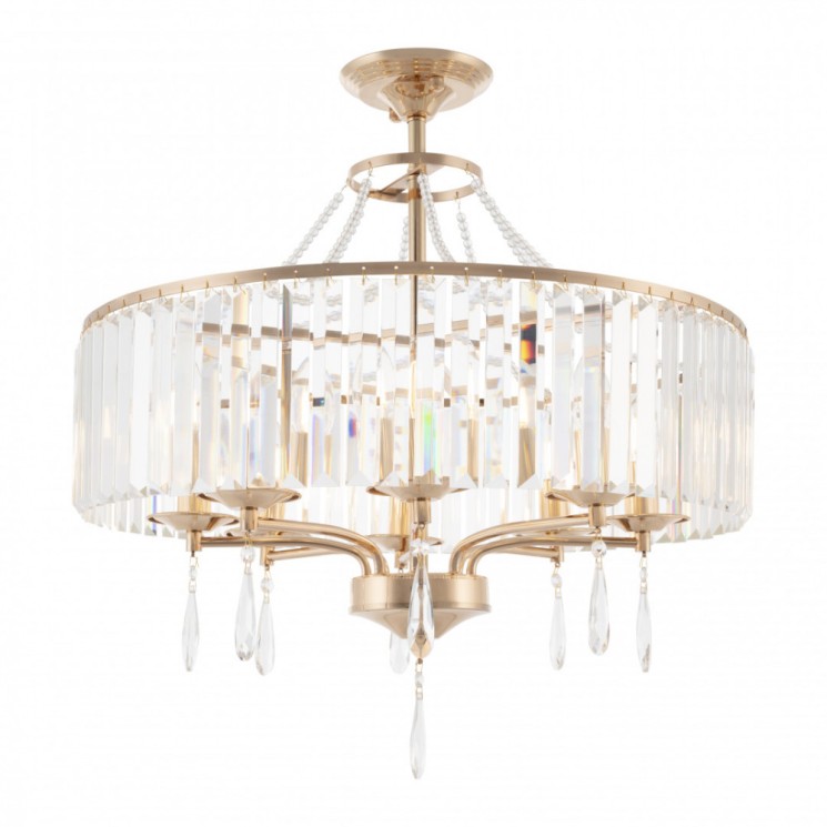 Люстра с хрусталем 371009/8/50/600 GD Arte Milano (Потолочные)