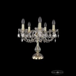 Настольная лампа 1402L/5/141-39 G Bohemia Ivele Crystal (Стеклянный рожок)