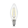 103801105 Лампа Gauss LED Filament Candle E14 5W 2700K 1/10/50, шт