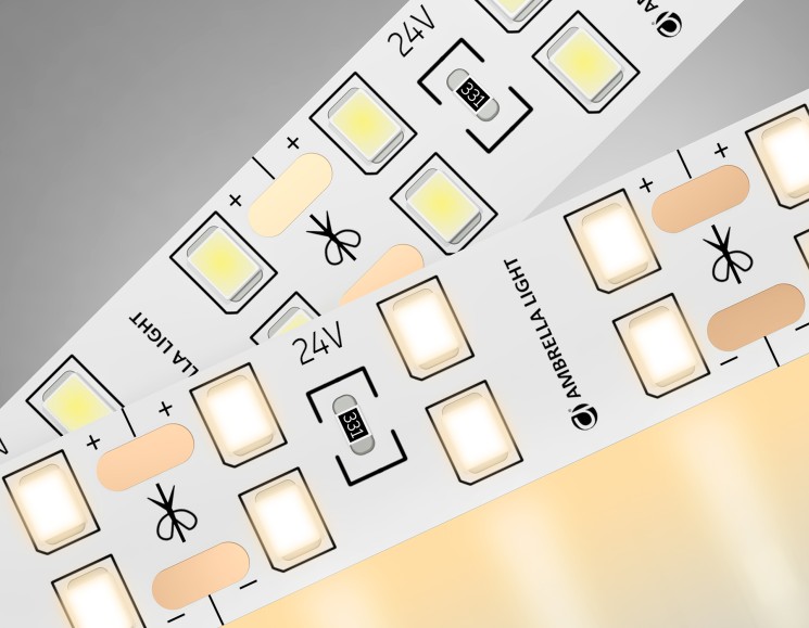 Ambrella Light Светодиодная лента GS3601 2835 204Led 20W 24V IP20 3000K GS GS3601