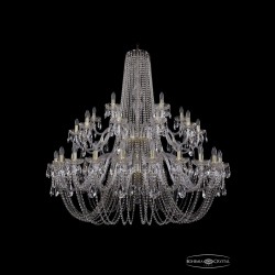 Люстра хрустальная 1402/24+12+6/530/2d G Bohemia Ivele Crystal (Стеклянный рожок)