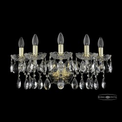 Бра хрустальные 1413B/5/200/XL G Bohemia Ivele Crystal (Стеклянный рожок)