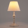 Настольный светильник с тканевым абажуром                      Eurosvet  01061/1 белый с золотом