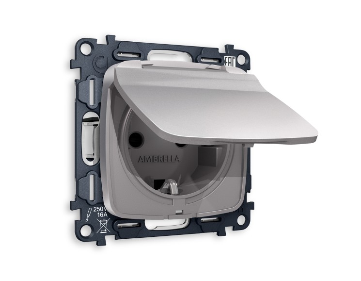 Ambrella Light Комплект механизма электрической розетки Ambrella Volt OMEGA MO508010
