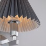 Настенный светильник с тканевым абажуром                      Eurosvet  60136/1 хром/графит
