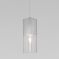 Подвесной светильник в стиле лофт                      Eurosvet  50233/1 серебро