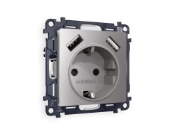 Ambrella Light Комплект механизма электрической розетки Ambrella Volt ALFA MA509010