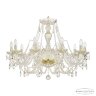 Люстра хрустальная 105/10/300 G Bohemia Ivele Crystal (Стеклянный рожок)