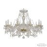 Люстра хрустальная 105/10/300 G Bohemia Ivele Crystal (Стеклянный рожок)