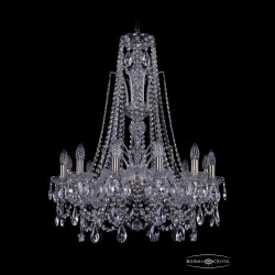 Люстра хрустальная 1411/12/240/XL-83 Pa Bohemia Ivele Crystal (Стеклянный рожок)