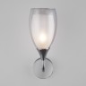 Настенный светильник со стеклянным плафоном                      Eurosvet  50285/1 хром
