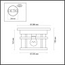 Уличный потолочный светильник ODEON LIGHT VIRTA 4044/1C