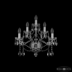 Бра хрустальные 1413B/2+2+1/200/XL Ni Bohemia Ivele Crystal (С 2 лампочками и более)
