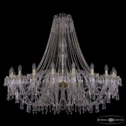Люстра хрустальная 1403/20/460/h-114 G Bohemia Ivele Crystal (Стеклянный рожок)