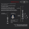 Люстра хрустальная 1403/20/460/h-114 G Bohemia Ivele Crystal (Стеклянный рожок)