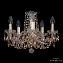 Люстра хрустальная 1402/5/141 G R721  Bohemia Ivele Crystal (Стеклянный рожок)