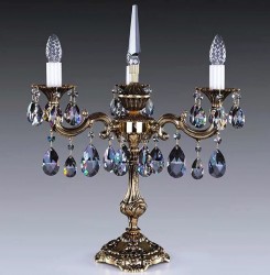 Настольная лампа ArtGlass SONA III. NICKEL CE
