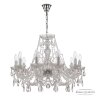 Люстра хрустальная 105/10/240 Ni Bohemia Ivele Crystal (Стеклянный рожок)