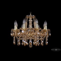 Люстра хрустальная 1413/8/165 G M721 Bohemia Ivele Crystal (Стеклянный рожок)