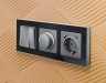 Ambrella Light Лицевая панель для 3-клавишных выключателей QUANT Ambrella Volt ALFA AP5050