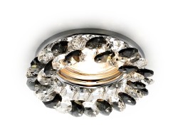 Ambrella Light Встраиваемый светильник Crystal Spot K206 BK/CH