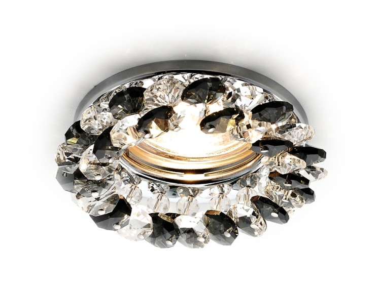 Ambrella Light Встраиваемый светильник Crystal Spot K206 BK/CH