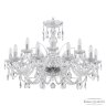 Люстра хрустальная 105/10+5/300 Ni Bohemia Ivele Crystal (Стеклянный рожок)