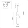 Подвес ODEON LIGHT SAKRA 4070/5L