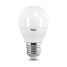 53220 Лампа Gauss LED Elementary Шар 10W E27 730lm 4100K 1/10/100