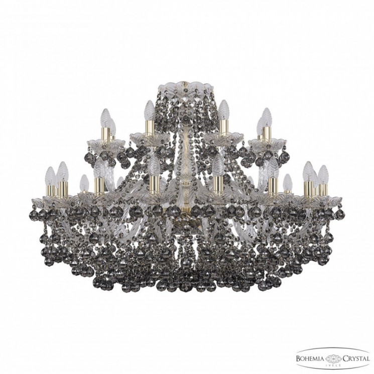 Люстра хрустальная 1409/16+8/360 G R731 Bohemia Ivele Crystal (Стеклянный рожок)