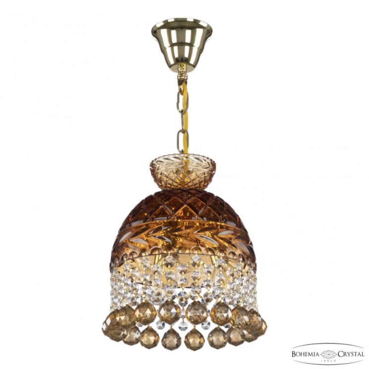 Подвесной светильник с цветным хрусталём 5478/22 G Amber/M-1F Balls K721 Bohemia Ivele Crystal (5478)