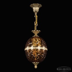 Подвесной светильник с цветным хрусталём 5680/18 G Amber/M-1F Bohemia Ivele Crystal (5680)