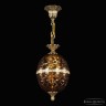 Подвесной светильник с цветным хрусталём 5680/18 G Amber/M-1F Bohemia Ivele Crystal (5680)