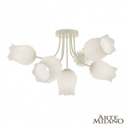 Люстра с плафонами в виде цветка 319066/D780/7 IV Arte Milano (Потолочные)