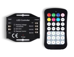 Ambrella Light Контроллер для светодиодных лент RGB с радио пультом 2.4G 24A 12V 288W 24V 576W GS GS11351
