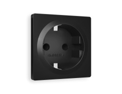 Ambrella Light Лицевая панель для электрической розетки с заземлением и шторками QUANT Ambrella Volt ALFA AP8070
