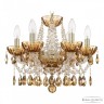 Люстра с цветным хрусталём 5413/6/141 G Amber/M-1H K777 Bohemia Ivele Crystal (5413)