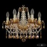 Люстра с цветным хрусталём 5413/6/141 G Amber/M-1H K777 Bohemia Ivele Crystal (5413)