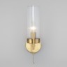 Настенный светильник со стеклянным плафоном                      Eurosvet  60133/1 латунь